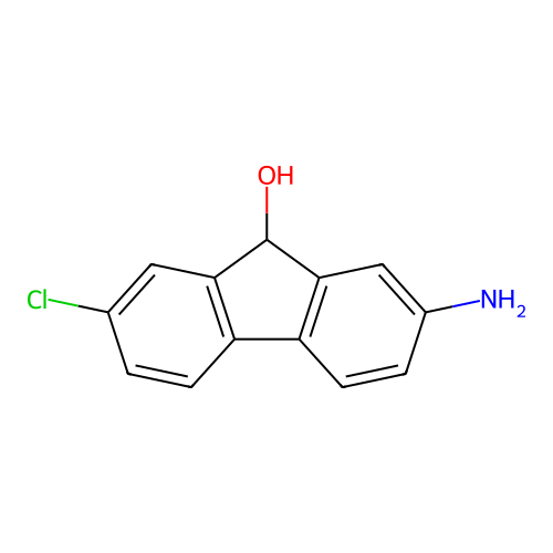 2-Amino-7-chloro-9h-fluoren-9-ol structure