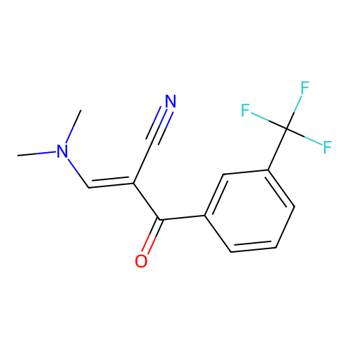 3-(Dimethylamino)-2-(3-(trifluoromethyl)benzoyl)acrylonitrile structure