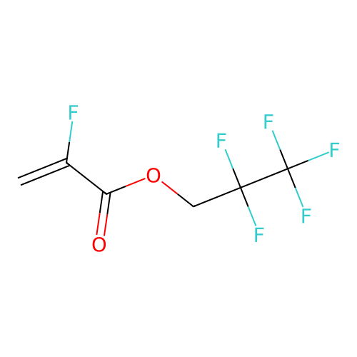 2,2,3,3,3-Pentafluoropropyl 2-fluoroprop-2-enoate structure
