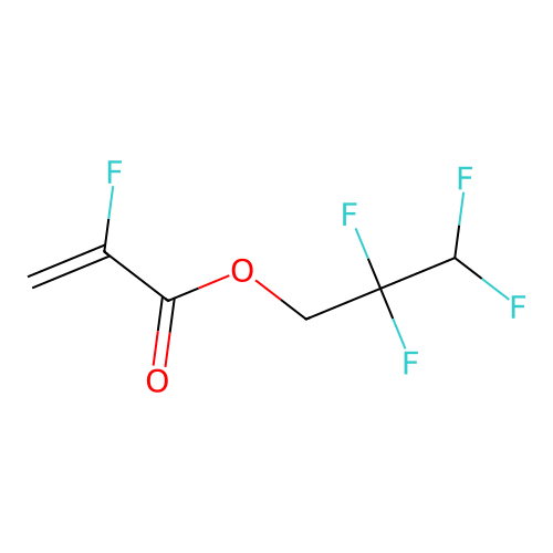 2-Propenoic acid, 2-fluoro-, 2,2,3,3-tetrafluoropropyl ester structure