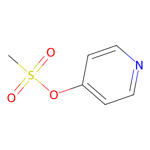 InChI=1/C6H7NO3S/c1-11(8,9)10-6-2-4-7-5-3-6/h2-5H,1H structure
