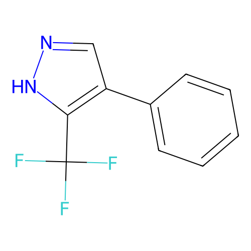 4-phenyl-3-(trifluoromethyl)-1H-pyrazole structure