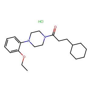 4-(3-Cyclohexylpropionyl)-1-(2-ethoxyphenyl)piperazine structure