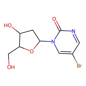 1-(2-Deoxy-beta-ribofuranosyl)-5-bromo-2-pyrimidinone structure