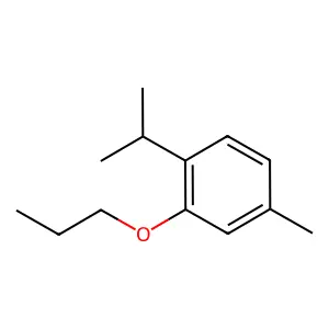 丙基百里酚醚 structure