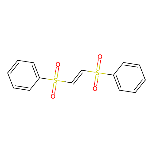 trans-1,2-Bis(phenylsulfonyl)ethylene structure