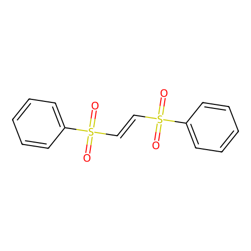 cis-1,2-Bis (phenylsulphonyl) ethylene structure