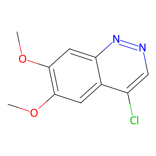 4-Chloro-6,7-dimethoxycinnoline structure
