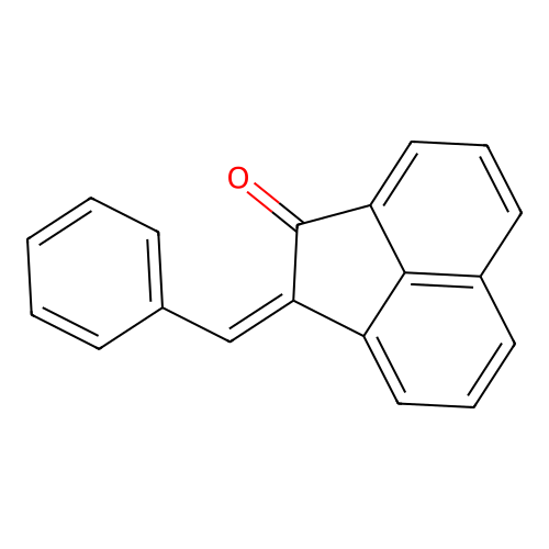 1(2H)-Acenaphthylenone, 2-(phenylmethylene)-, (E)- structure