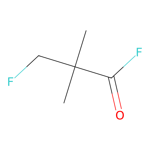 InChI=1/C5H8F2O/c1-5(2,3-6)4(7)8/h3H2,1-2H structure