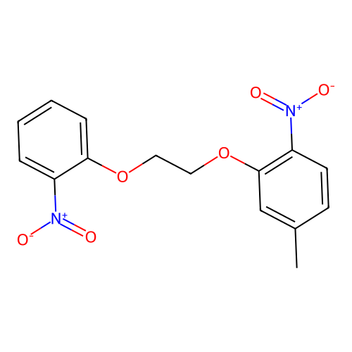 4-Methyl-1-nitro-2-[2-(2-nitrophenoxy)ethoxy]benzene structure
