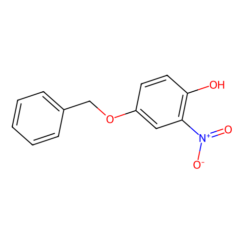 4-(Benzyloxy)-2-nitrophenol structure