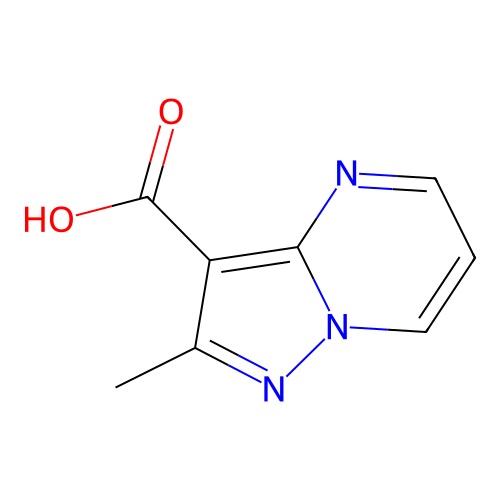 2-Methylpyrazolo[1,5-a]pyrimidine-3-carboxylic acid structure