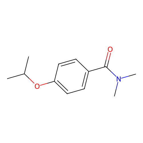 N,N-dimethyl-4-(propan-2-yloxy)benzamide structure