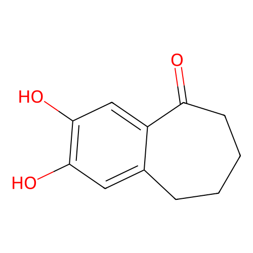 2,3-Dihydroxy-6,7,8,9-tetrahydro-5h-benzo[7]annulen-5-one structure