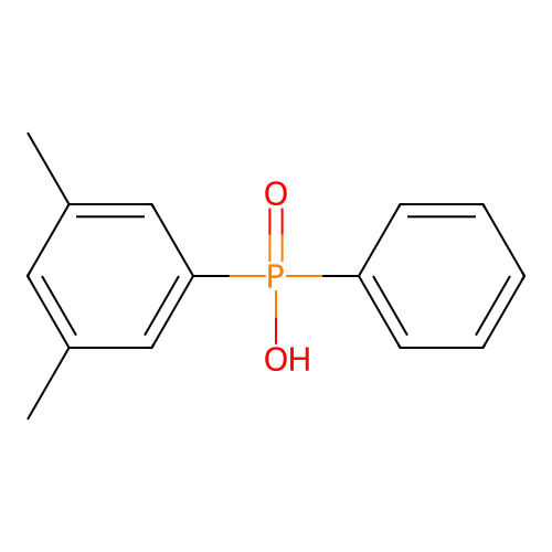 Phenyl(3,5-xylyl)phosphinic acid structure