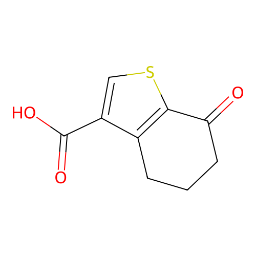 7-oxo-4,5,6,7-tetrahydro-1-benzothiophene-3-carboxylic acid structure