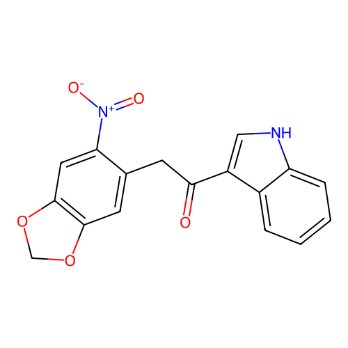 1-(1h-Indol-3-yl)-2-(6-nitro-1,3-benzodioxol-5-yl)ethanone structure