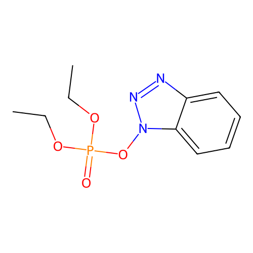 1-Benztriazolyldiethylphosphate structure