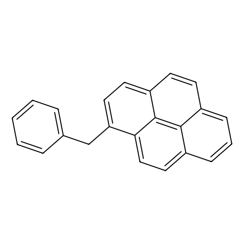 1-Benzylpyrene structure