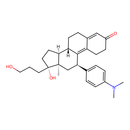 Onapristone structure