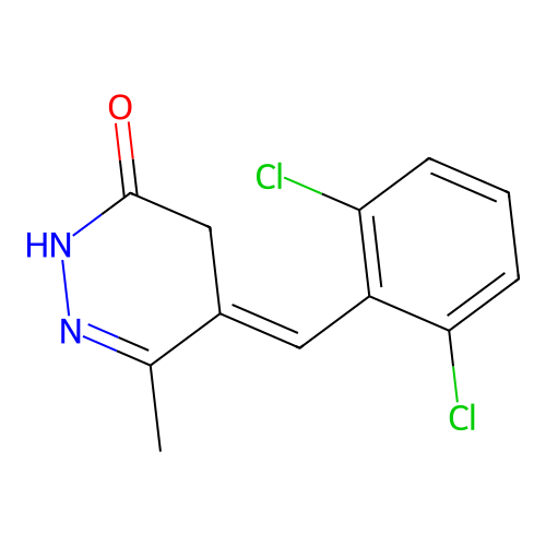 5-((2',6'-Dichlorobenzylidene))-6-methyl-(2H,4H)-3-pyridazinone structure