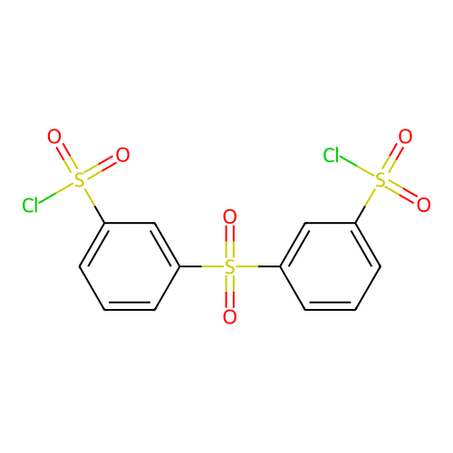 3,3'-Sulfonyldibenzenesulfonyl chloride structure