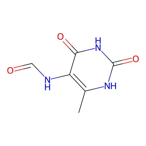 N-(6-methyl-2,4-dioxo-1H-pyrimidin-5-yl)formamide structure