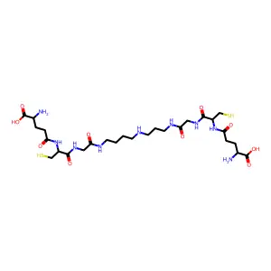 锥虫硫醇二硫化物 structure