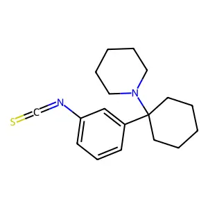 1-(1-(3-Isothiocyanatophenyl)cyclohexyl)piperidine structure