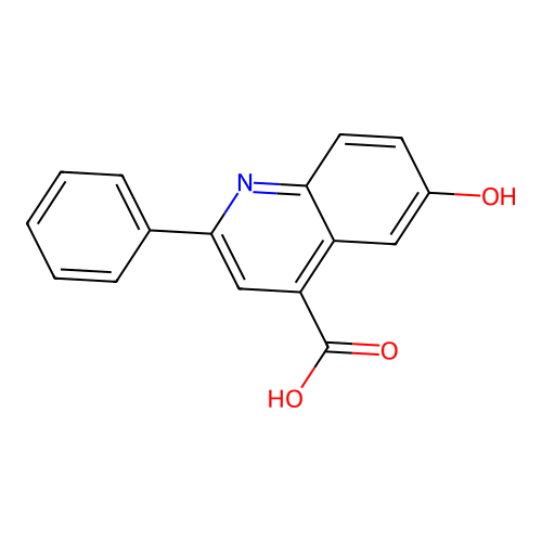 6-Hydroxy-2-phenylquinoline-4-carboxylic acid structure