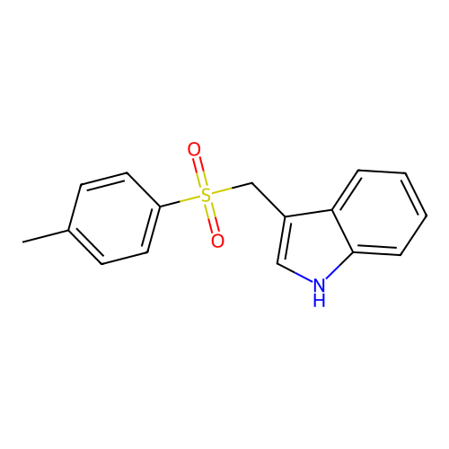 3-(Tosylmethyl)-1H-indole structure