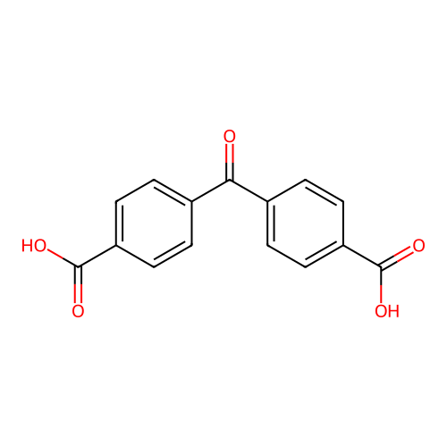 Benzophenone-4,4'-dicarboxylic Acid structure