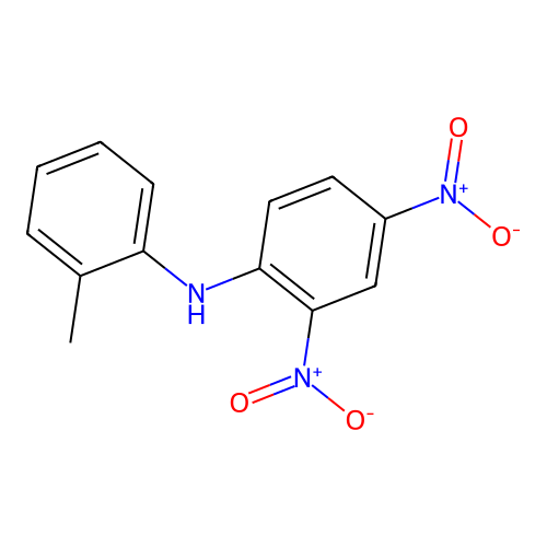 2,4-Dinitro-2'-methyldiphenylamine structure