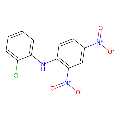 N-(2-chlorophenyl)-2,4-dinitroaniline structure