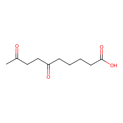6,9-Dioxo-decanoic acid structure