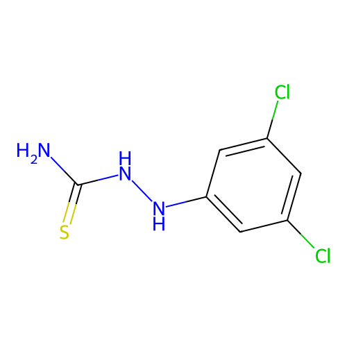(3,5-Dichloroanilino)thiourea structure