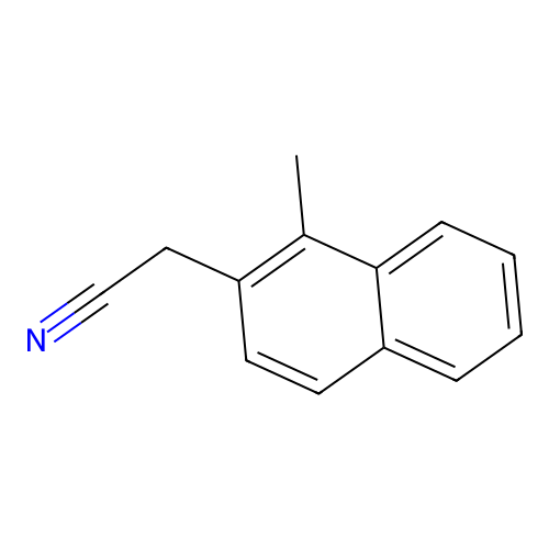 2-Naphthaleneacetonitrile, 1-methyl- structure