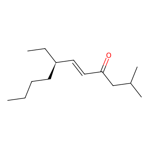 (E,7R)-7-ethyl-2-methylundec-5-en-4-one structure