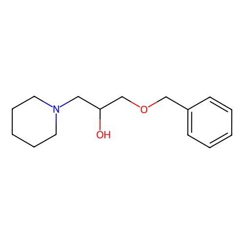 1-(Benzyloxy)-3-(piperidin-1-yl)propan-2-ol structure