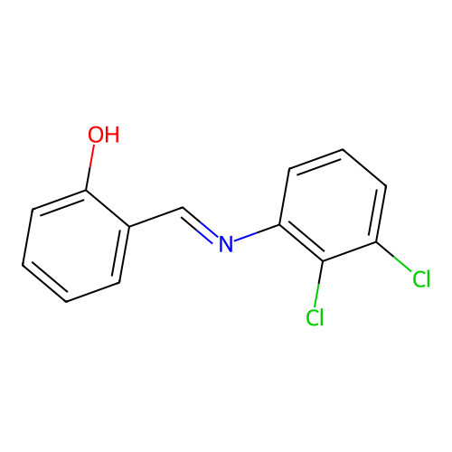 Alpha-(2,3-dichlorophenylimino)-ortho-cresol structure