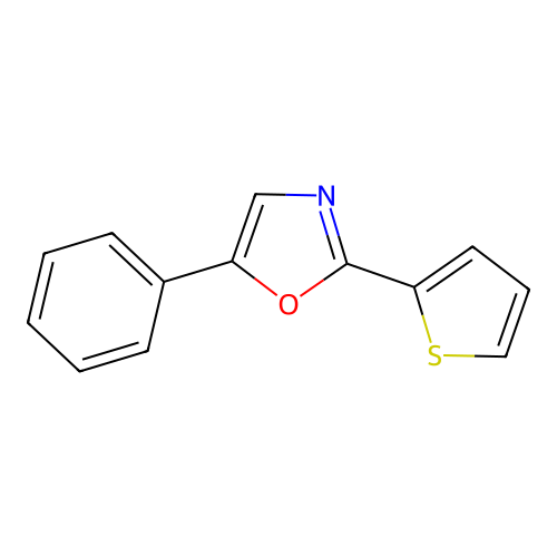 5-Phenyl-2-(thiophen-2-YL)oxazole structure