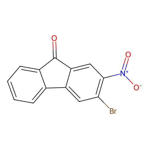 9H-Fluoren-9-one, 3-bromo-2-nitro- structure