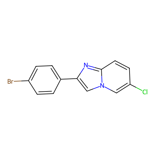 2-(4-Bromophenyl)-6-chloroimidazo[1,2-a]pyridine structure