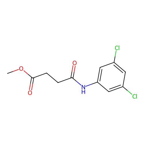 Methyl 4-(3,5-dichloroanilino)-4-oxobutanoate structure