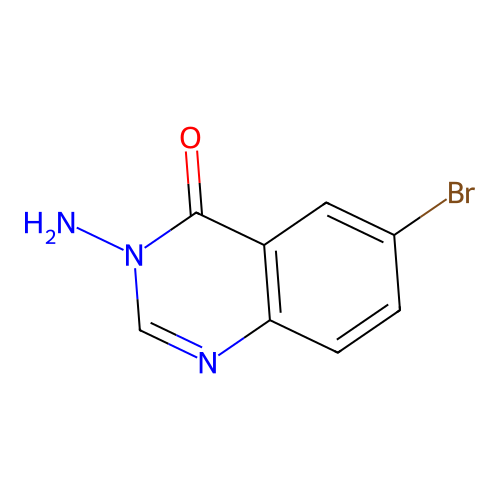3-Amino-6-bromo-3,4-dihydroquinazolin-4-one structure