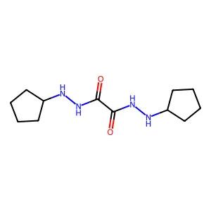 草酸双(2-环戊基酰肼) structure