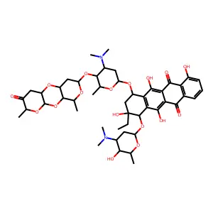 Rodorubicin structure