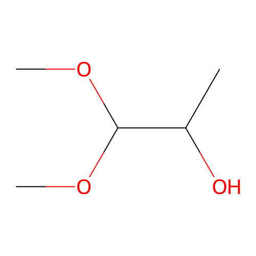 1,1-Dimethoxypropan-2-ol structure