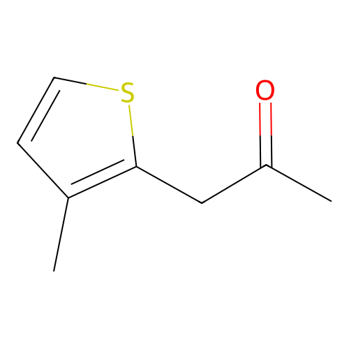 3-Methyl-2-(2-oxopropyl)thiophene structure